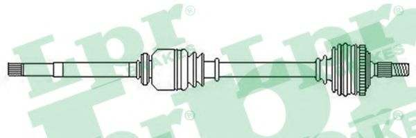 Приводной вал LPR DS52224