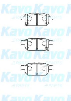 Комплект тормозных колодок, дисковый тормоз KAVO PARTS BP-8532
