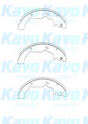 Комплект тормозных колодок KAVO PARTS BS7431