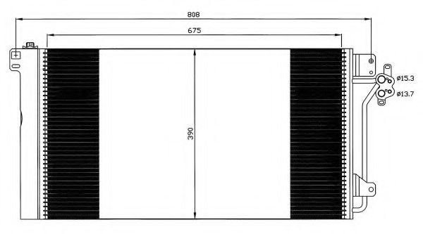 Конденсатор, кондиционер NRF 35622