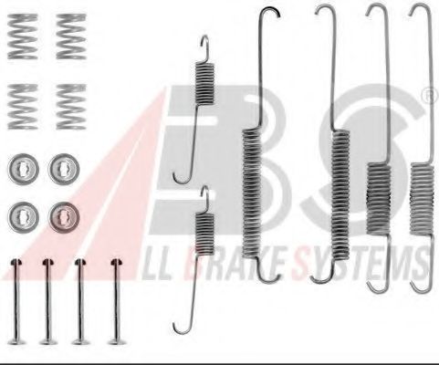 Комплектующие, тормозная колодка A.B.S. 0640Q
