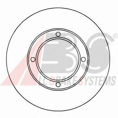 Тормозной диск A.B.S. 15658
