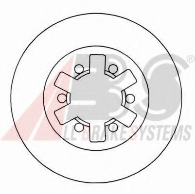 Тормозной диск A.B.S. 16054 OE