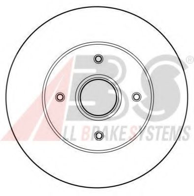 Тормозной диск A.B.S. 16058