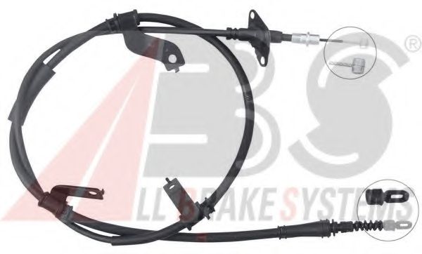 Трос, стояночная тормозная система A.B.S. K17526