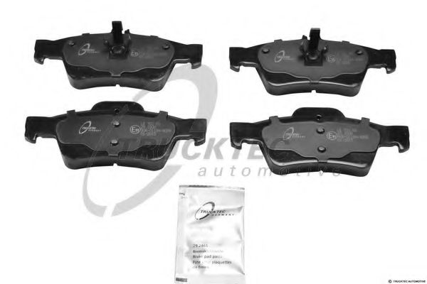 Комплект тормозных колодок, дисковый тормоз TRUCKTEC AUTOMOTIVE 02.35.115