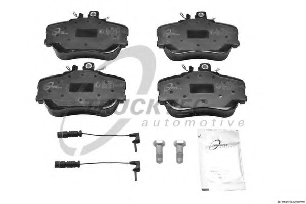 Комплект тормозных колодок, дисковый тормоз TRUCKTEC AUTOMOTIVE 0235128