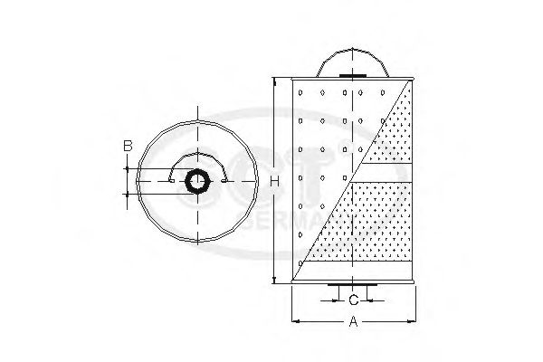 Масляный фильтр CHAMP LP44