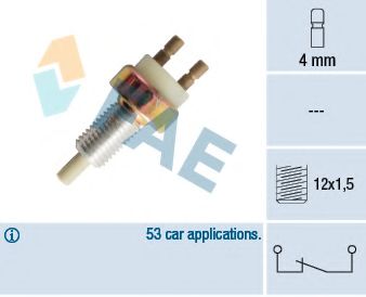 Выключатель фонаря сигнала торможения FAE 25040