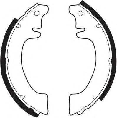 Комплект тормозных колодок NECTO N1036