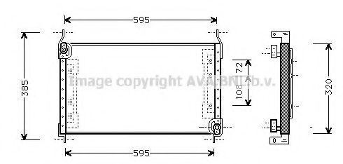 Конденсатор, кондиционер AVA QUALITY COOLING FT5194