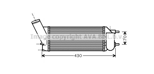 Интеркулер AVA QUALITY COOLING PEA4335