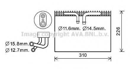 Испаритель, кондиционер AVA QUALITY COOLING SBV075