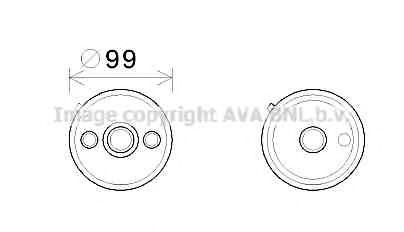 Масляный радиатор, автоматическая коробка передач AVA QUALITY COOLING VW3358