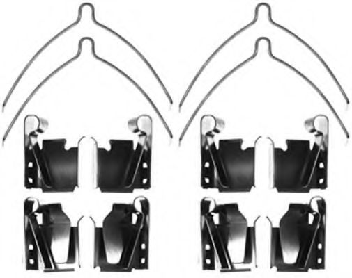 Комплектующие, колодки дискового тормоза MGA A142