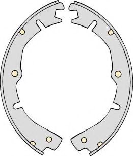 Комплект тормозных колодок MGA M573