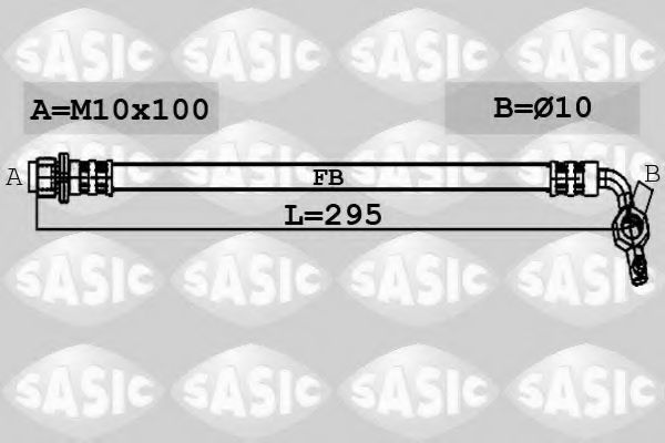 Тормозной шланг SASIC 6606058