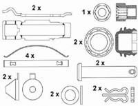 Комплект тормозных колодок, дисковый тормоз BERAL 2919630004145504