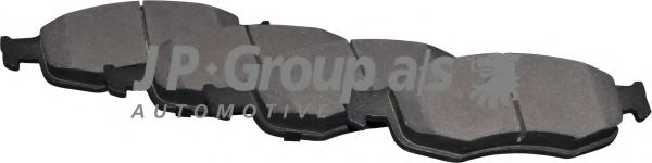 Комплект тормозных колодок, дисковый тормоз JP GROUP 1563603910