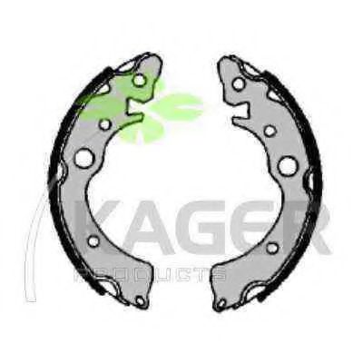 Комплект тормозных колодок KAGER 340062