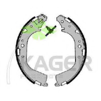 Комплект тормозных колодок KAGER 34-0104