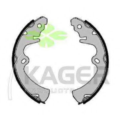Комплект тормозных колодок KAGER 340498