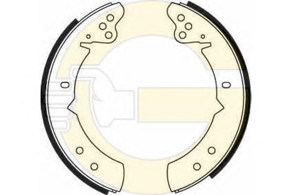 Комплект тормозных колодок GIRLING 5160601