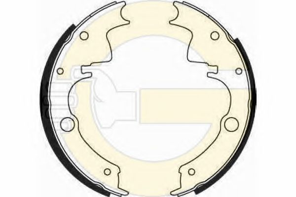 Комплект тормозных колодок GIRLING 5160956