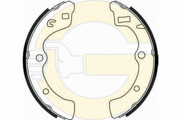 Комплект тормозных колодок GIRLING 5181949