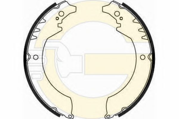 Комплект тормозных колодок GIRLING 5182519