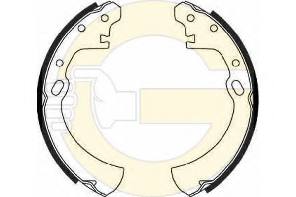 Комплект тормозных колодок GIRLING 5185899