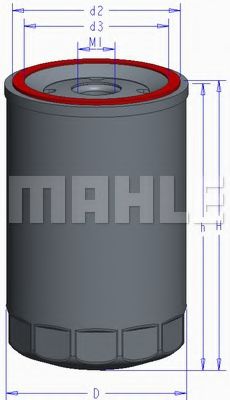 Масляный фильтр MAHLE ORIGINAL OC 895