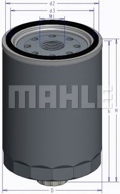 Топливный фильтр MAHLE ORIGINAL KC229