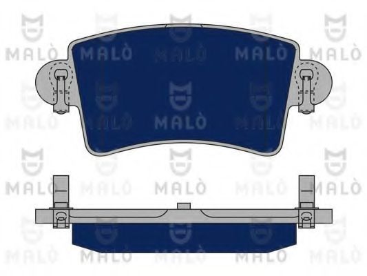 Комплект тормозных колодок, дисковый тормоз MALÒ 1050122