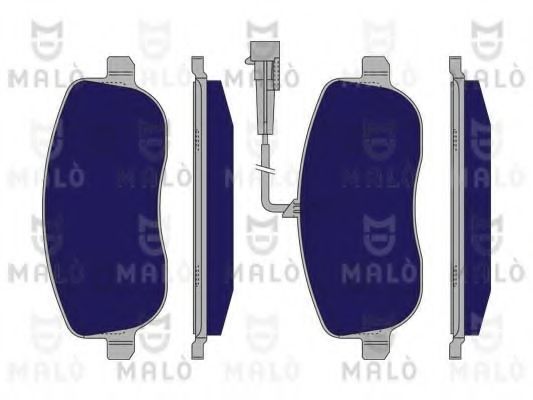 Комплект тормозных колодок, дисковый тормоз MALÒ 1050294