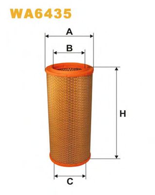 Воздушный фильтр WIX FILTERS WA6435