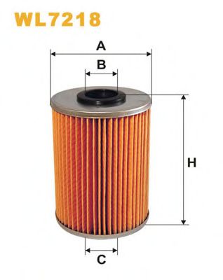 Масляный фильтр WIX FILTERS WL7218