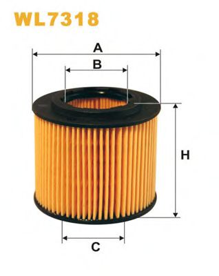 Масляный фильтр WIX FILTERS WL7318