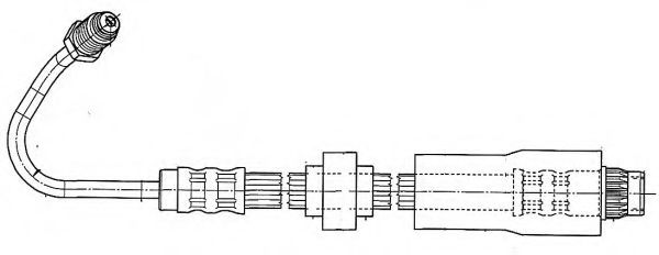 Тормозной шланг CEF 512209