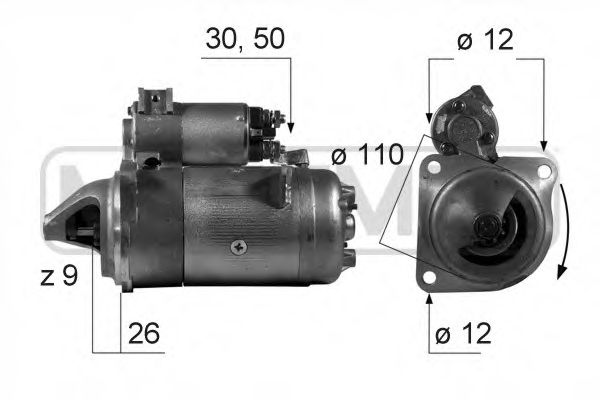 Стартер MESSMER 220282