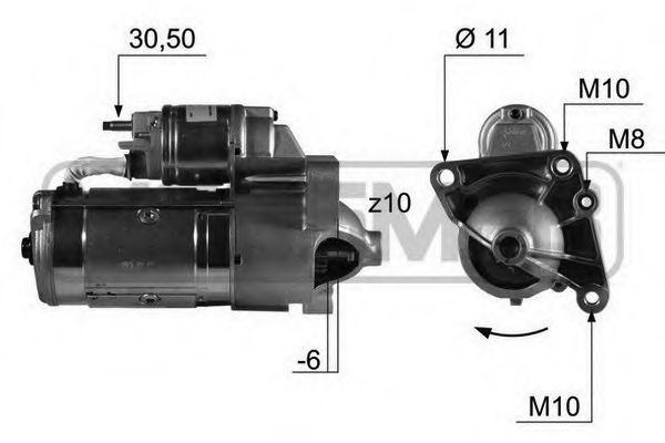 Стартер MESSMER 220444