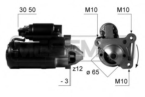 Стартер MESSMER 220458