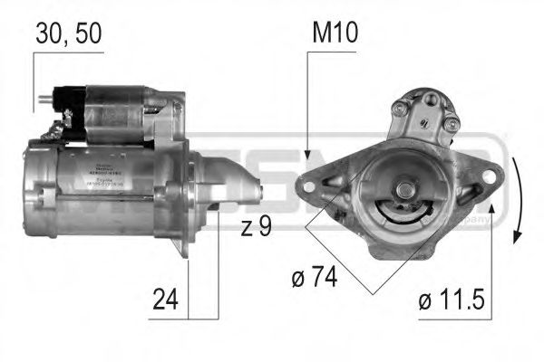 Стартер MESSMER 220637