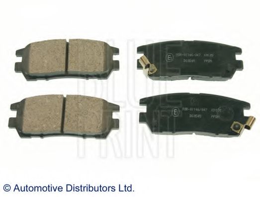 Комплект тормозных колодок, дисковый тормоз BLUE PRINT ADC44243