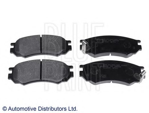 Комплект тормозных колодок, дисковый тормоз BLUE PRINT ADN14288