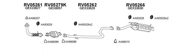 Система выпуска ОГ VENEPORTE 050087