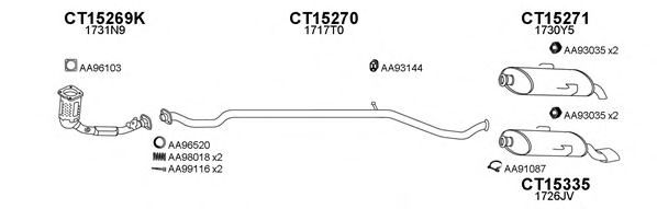Система выпуска ОГ VENEPORTE 150094