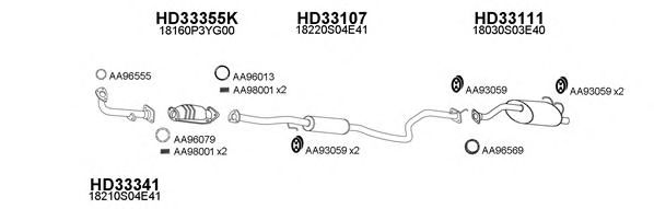 Система выпуска ОГ VENEPORTE 330006