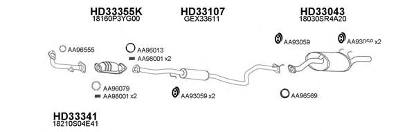 Система выпуска ОГ VENEPORTE 330007