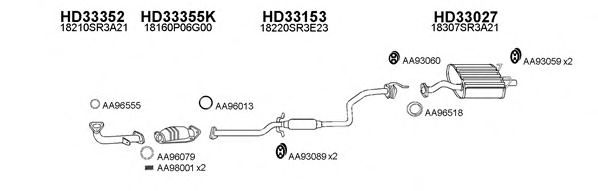 Система выпуска ОГ VENEPORTE 330033